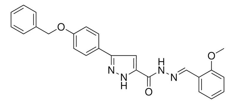 Sigma-Aldrich 5-(4-BENZYLOXY-PH)-2H-PYRAZOLE-3-CARBOXYLIC ACID (2-MEO-BENZYLIDENE)-HYDRAZIDE,AldrichCPR