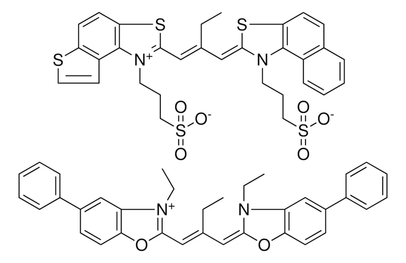 Sigma-Aldrich 3-ETHYL-2-{(1E)-2-[(E)-(3-ETHYL-5-PHENYL-1,3-BENZOXAZOL-2(3H)-YLIDENE)METHYL]-1-BUTENYL}-5-PHENYL-1,3-BENZOXAZOL-3-IUM 3-((2Z)-2-{(2E)-2-ETHYL-3-[1-(3-SULFONATOPROPYL)THIENO[3,2-E][1,3]BENZOTHIAZOL-1-IUM-2-YL]-2-PROPENYLIDENE}NAPHTHO[1,2-D][1,3]THIAZOL-1-YL)-1-PROPANESULFONATE，AldrichCPR