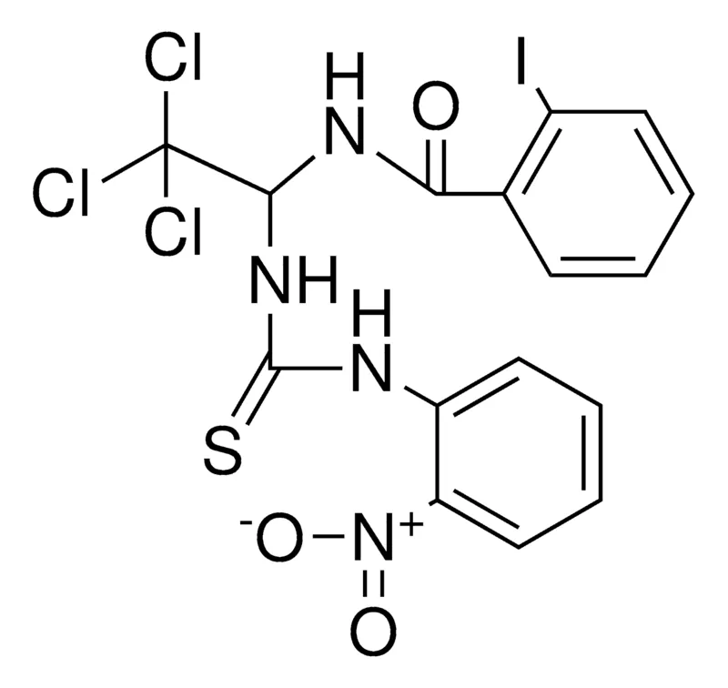 Sigma-Aldrich 2-IODO-N-(2,2,2-TRICHLORO-1-(3-(2-NITRO-PHENYL)-THIOUREIDO)-ETHYL)-BENZAMIDE,AldrichCPR