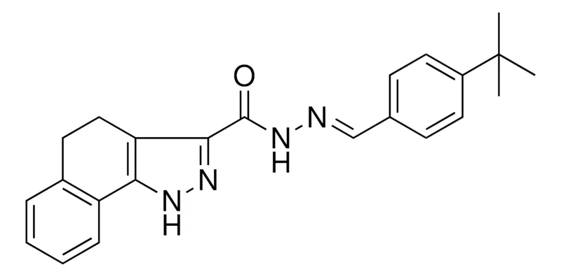 Sigma-Aldrich N'-[(E)-(4-TERT-BUTYLPHENYL)METHYLIDENE]-4,5-DIHYDRO-1H-BENZO[G]INDAZOLE-3-CARBOHYDRAZIDE，AldrichCPR