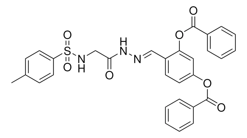 Sigma-Aldrich 5-(BENZOYLOXY)-2-(2-((((4-ME-PH)SULFONYL)AMINO)AC)CARBOHYDRAZONOYL)PH BENZOATE,AldrichCPR