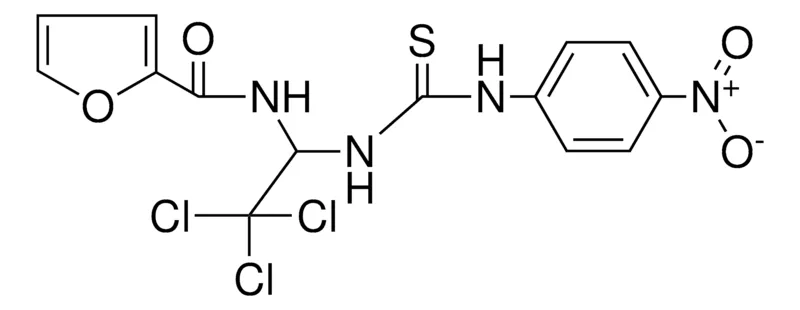 Sigma-Aldrich FURAN-2-CARBOXYLIC ACID (2,2,2-TRICHLORO-1-(3-(4-NITRO-PH)-THIOUREIDO)-ET)-AMIDE,AldrichCPR