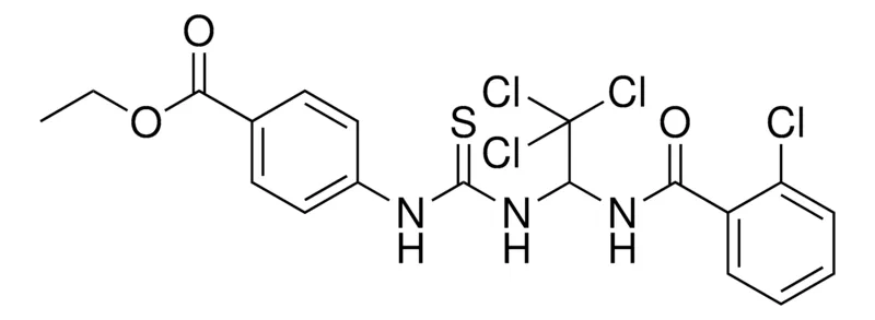 Sigma-Aldrich 4-(3-(2,2,2-TRICHLORO-1-(2-CL-BENZOYLAMINO)-ET)-THIOUREIDO)BENZOIC ACID ET ESTER,AldrichCPR