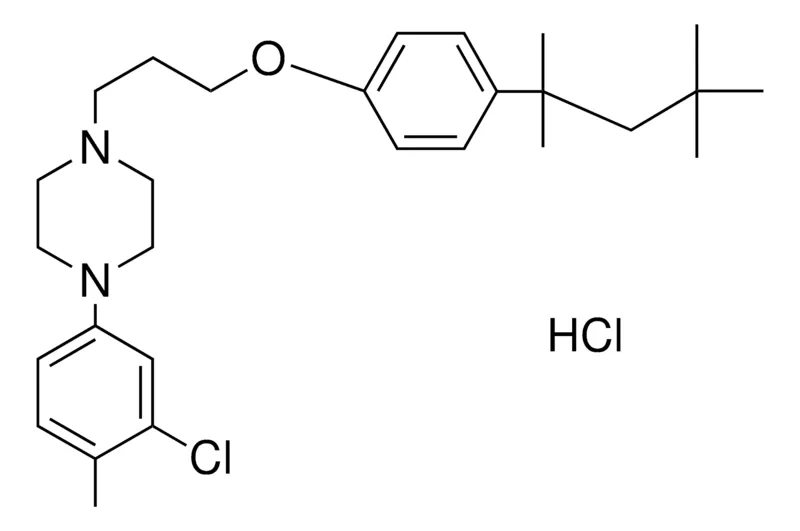 Sigma-Aldrich 1-(3-CHLORO-P-TOLYL)-4-(3-(4-TERT-OCTYL)PHENOXY)PROPYL)PIPERAZINE-HYDROCHLORIDE,AldrichCPR