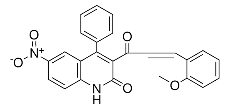 Sigma-Aldrich 3-(3-(2-METHOXY-PHENYL)-ACRYLOYL)-6-NITRO-4-PHENYL-1H-QUINOLIN-2-ONE,AldrichCPR
