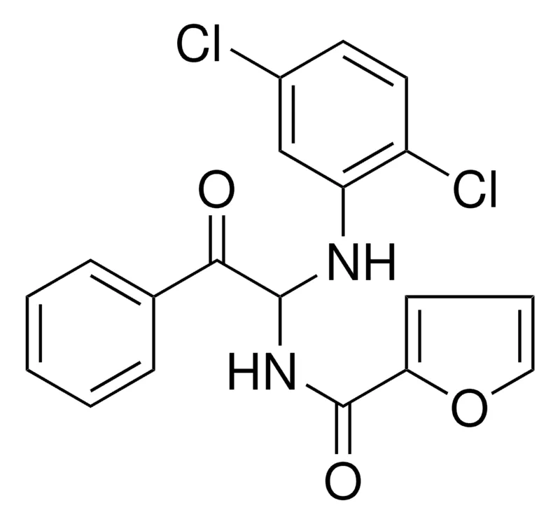 Sigma-Aldrich FURAN-2-CARBOXYLIC ACID (1-(2,5-DICHLORO-PHENYLAMINO)-2-OXO-2-PH-ETHYL)-AMIDE,AldrichCPR
