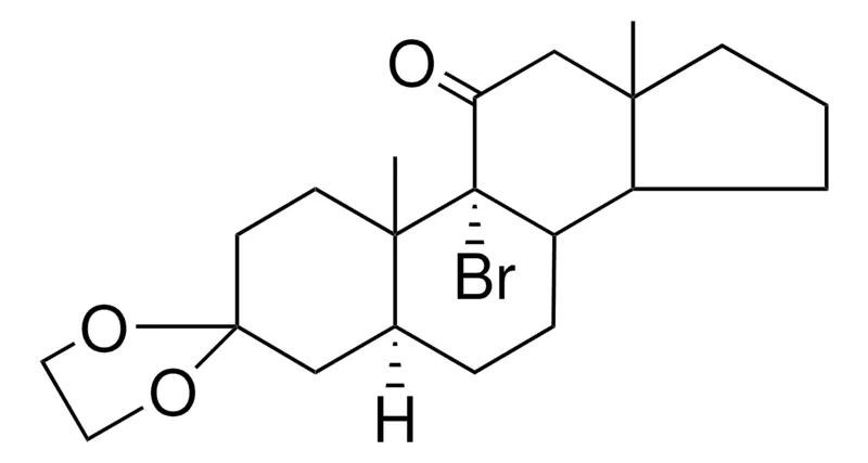 Sigma-Aldrich 9-ALPHA-BROMO-3,3-ETHYLENEDIOXY-5-ALPHA-ANDROSTAN-11-ONE,AldrichCPR