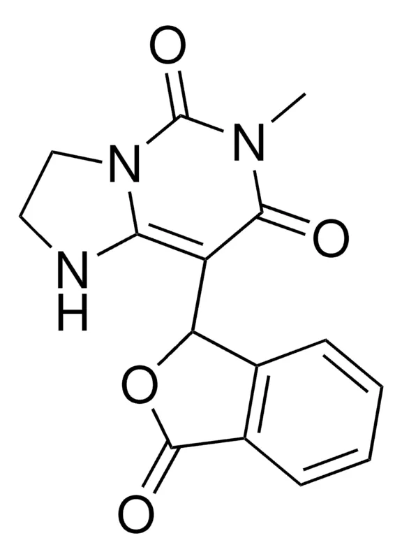 Sigma-Aldrich 8(1,3DIHYDRO3OXO1ISOBENZOFURANYL)123567HEXA-H6ME-IMIDAZO(1,2-C)PYRIMIDINE57DIONE,AldrichCPR