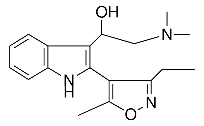 Sigma-Aldrich N,N-DIMETHYL-2-(3-ETHYL-5-METHYL-4-ISOXAZOLYL)-BETA-HYDROXYTRYPTAMINE,AldrichCPR