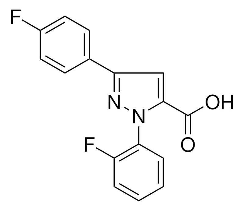 Sigma-Aldrich 1-(2-FLUOROPHENYL)-3-(4-FLUOROPHENYL)-1H-PYRAZOLE-5-CARBOXYLIC ACID,AldrichCPR