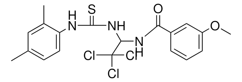 Sigma-Aldrich 3-MEO-N-(2,2,2-TRICHLORO-1-(3-(2,4-DIMETHYL-PHENYL)-THIOUREIDO)-ETHYL)-BENZAMIDE，AldrichCPR