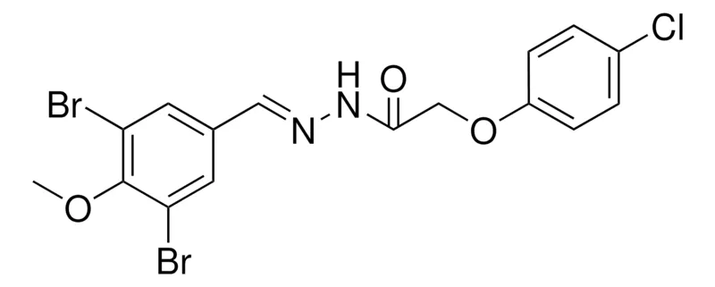 Sigma-Aldrich 2-(4-CHLORO-PHENOXY)-ACETIC ACID (3,5-DIBROMO-4-METHOXY-BENZYLIDENE)-HYDRAZIDE,AldrichCPR