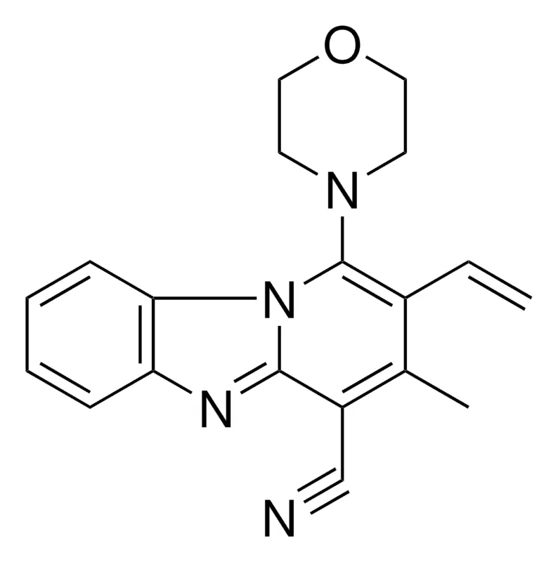 Sigma-Aldrich 3-METHYL-1-(4-MORPHOLINYL)-2-VINYLPYRIDO(1,2-A)BENZIMIDAZOLE-4-CARBONITRILE,AldrichCPR