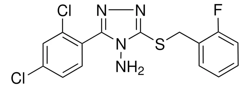 Sigma-Aldrich 3-(2,4-DICHLOROPHENYL)-5-((2-FLUOROBENZYL)THIO)-4H-1,2,4-TRIAZOL-4-YLAMINE,AldrichCPR