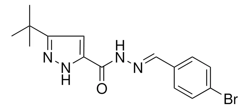 Sigma-Aldrich 5-TERT-BUTYL-2H-PYRAZOLE-3-CARBOXYLIC ACID (4-BROMO-BENZYLIDENE)-HYDRAZIDE,AldrichCPR