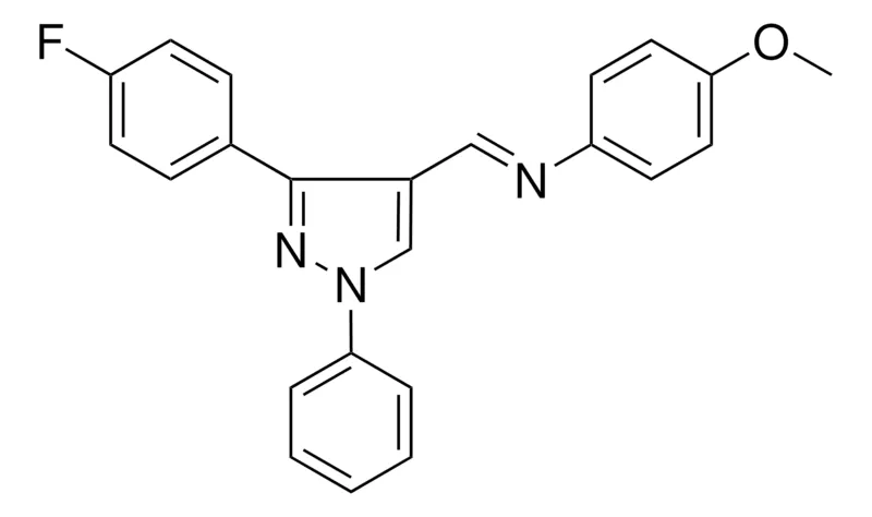 Sigma-Aldrich (3-(4-FLUORO-PHENYL)-1-PHENYL-1H-PYRAZOL-4-YLMETHYLENE)-(4-METHOXY-PHENYL)-AMINE,AldrichCPR