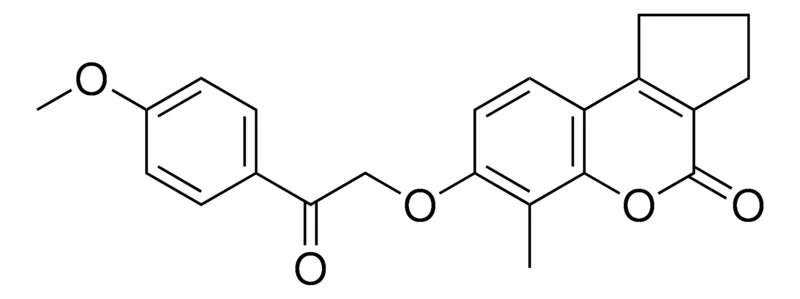 Sigma-Aldrich 7-(2-(4-MEO-PH)-2-OXO-ETHOXY)-6-METHYL-2,3-DIHYDRO-1H-CYCLOPENTA(C)CHROMEN-4-ONE,AldrichCPR