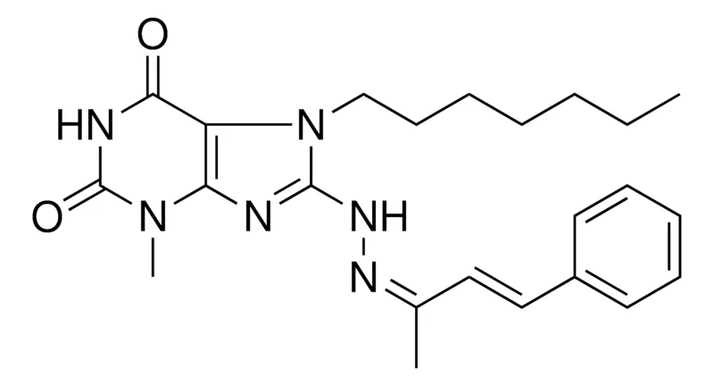 Sigma-Aldrich 7-HEPTYL-3-ME-8-(N'-(1-ME-3-PH-ALLYLIDENE)-HYDRAZINO)-3,7-2H-PURINE-2,6-DIONE,AldrichCPR