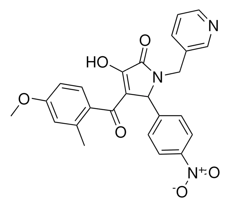 Sigma-Aldrich 3-HYDROXY-4-(4-METHOXY-2-METHYLBENZOYL)-5-(4-NITROPHENYL)-1-(3-PYRIDINYLMETHYL)-1,5-DIHYDRO-2H-PYRROL-2-ONE,AldrichCPR
