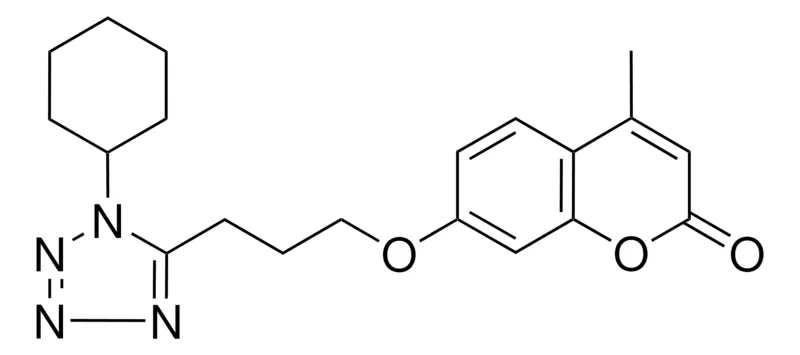Sigma-Aldrich 7-(3-(1-CYCLOHEXYL-1H-TETRAAZOL-5-YL)PROPOXY)-4-METHYL-2H-CHROMEN-2-ONE,AldrichCPR