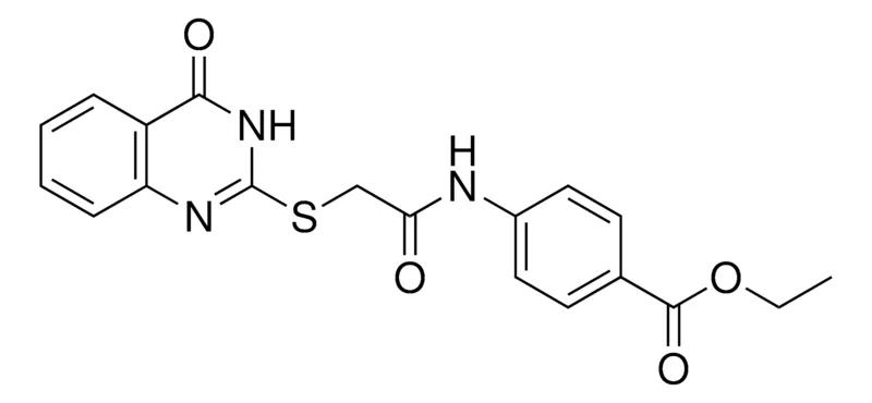 Sigma-Aldrich 4-(2-(4-OXO-3,4-2H-QUINAZOLIN-2-YLSULFANYL)-ACETYLAMINO)-BENZOIC ACID ET ESTER,AldrichCPR