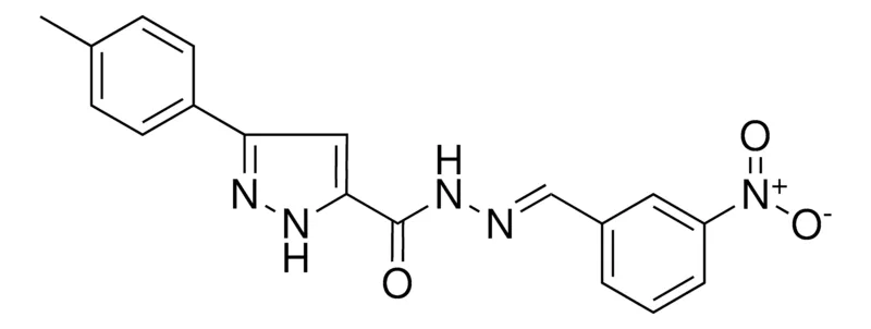 Sigma-Aldrich 5-P-TOLYL-2H-PYRAZOLE-3-CARBOXYLIC ACID (3-NITRO-BENZYLIDENE)-HYDRAZIDE,AldrichCPR