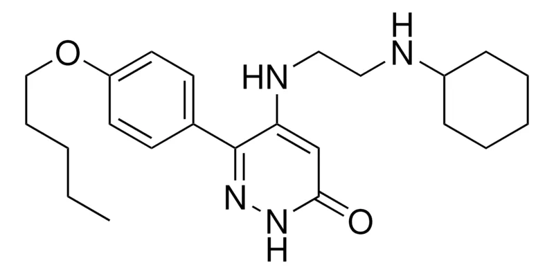Sigma-Aldrich 5-((2-(CYCLOHEXYLAMINO)ETHYL)AMINO)-6-(4-(PENTYLOXY)PHENYL)-3(2H)-PYRIDAZINONE,AldrichCPR