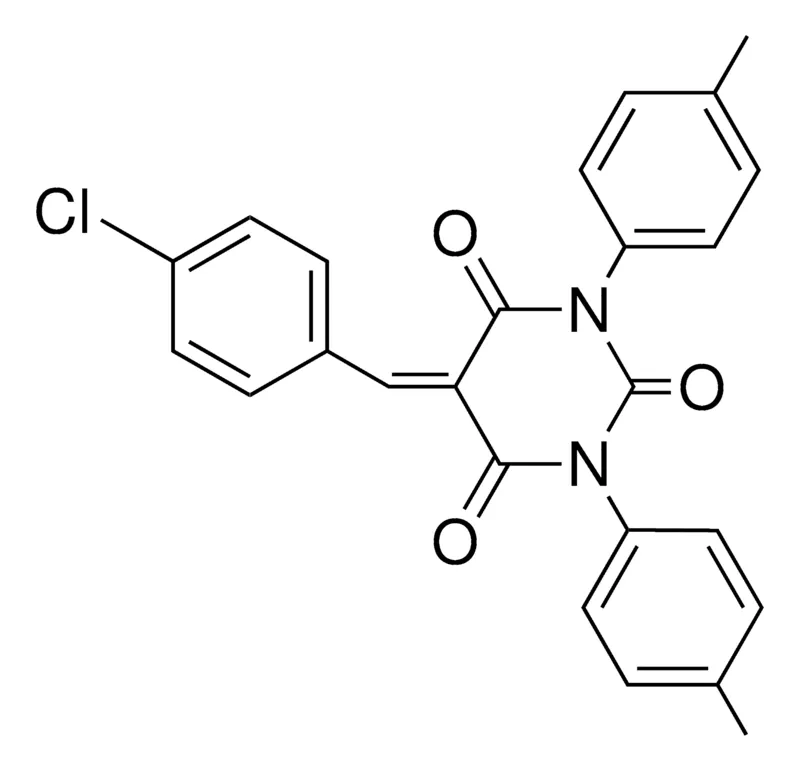 Sigma-Aldrich 5-(4-CHLORO-BENZYLIDENE)-1,3-DI-P-TOLYL-PYRIMIDINE-2,4,6-TRIONE,AldrichCPR