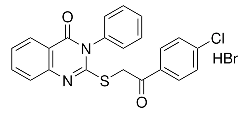Sigma-Aldrich 2-((2-(4-CHLOROPHENYL)-2-OXOETHYL)THIO)-3-PH-4(3H)-QUINAZOLINONE HYDROBROMIDE,AldrichCPR
