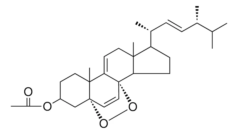 Sigma-Aldrich (22E)-5,8-EPIDIOXY-5-ALPHA,8-ALPHA-ERGOSTA-6,9(11),22-TRIEN-3-BETA-YL ACETATE,AldrichCPR