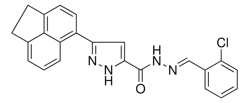Sigma-Aldrich 5-ACENAPHTHEN-5-YL-2H-PYRAZOLE-3-CARBOXYLIC ACID (2-CL-BENZYLIDENE)-HYDRAZIDE,AldrichCPR