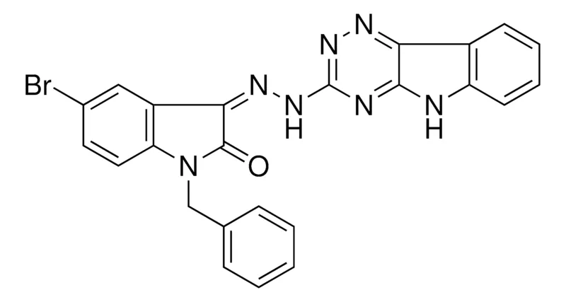 Sigma-Aldrich 1-BENZYL-5-BR-3-((9H-1,3,4,9-TETRAAZA-FLUOREN-2-YL)-HYDRAZONO)1,3-2H-INDOL-2-ONE,AldrichCPR