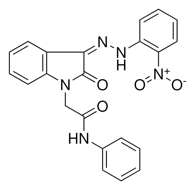 Sigma-Aldrich 2-(3-((2-NITRO-PH)-HYDRAZONO)-2-OXO-2,3-DIHYDRO-INDOL-1-YL)-N-PHENYL-ACETAMIDE,AldrichCPR