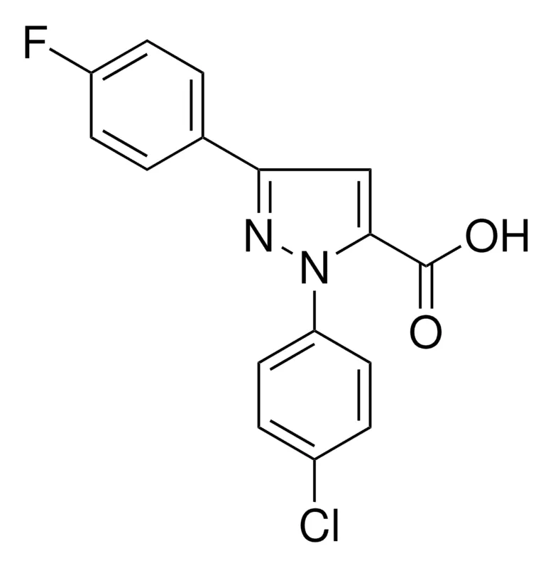 Sigma-Aldrich 1-(4-CHLOROPHENYL)-3-(4-FLUOROPHENYL)-1H-PYRAZOLE-5-CARBOXYLIC ACID,AldrichCPR