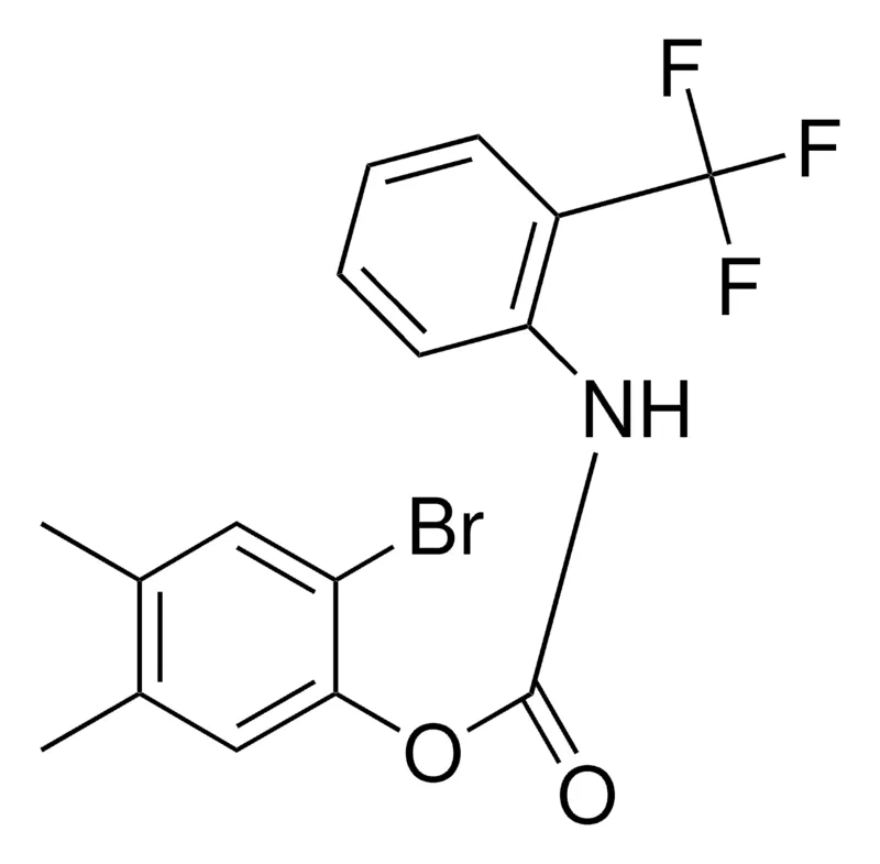 Sigma-Aldrich 2-BROMO-4,5-DIMETHYLPHENYL N-(2-(TRIFLUOROMETHYL)PHENYL)CARBAMATE,AldrichCPR