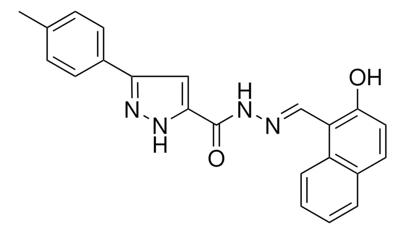 Sigma-Aldrich 5-P-TOLYL-2H-PYRAZOLE-3-CARBOXYLIC ACID (2-HO-NAPHTHALEN-1-YLMETHYLENE)HYDRAZIDE，AldrichCPR