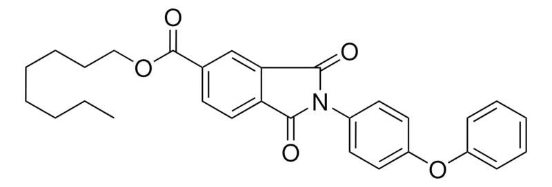 Sigma-Aldrich 1,3-DIOXO-2(4-PHENOXY-PH)-2,3-DIHYDRO-1H-ISOINDOLE-5-CARBOXYLIC ACID OCTYL ESTER,AldrichCPR