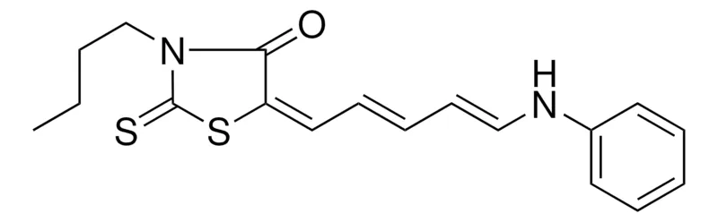 Sigma-Aldrich 3-BUTYL-5-(5-PHENYLAMINO-PENTA-2,4-DIENYLIDENE)-2-THIOXO-THIAZOLIDIN-4-ONE,AldrichCPR