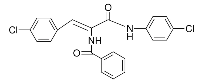 Sigma-Aldrich N-(2-(4-CHLORO-PHENYL)-1-(4-CHLORO-PHENYLCARBAMOYL)-VINYL)-BENZAMIDE,AldrichCPR