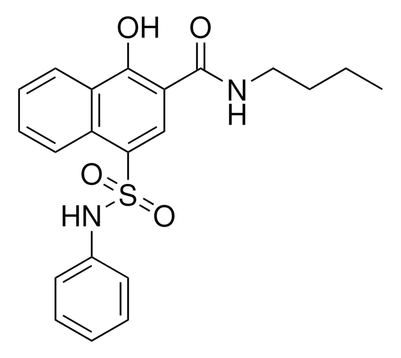 Sigma-Aldrich 4-(ANILINOSULFONYL)-N-BUTYL-1-HYDROXY-2-NAPHTHAMIDE,AldrichCPR
