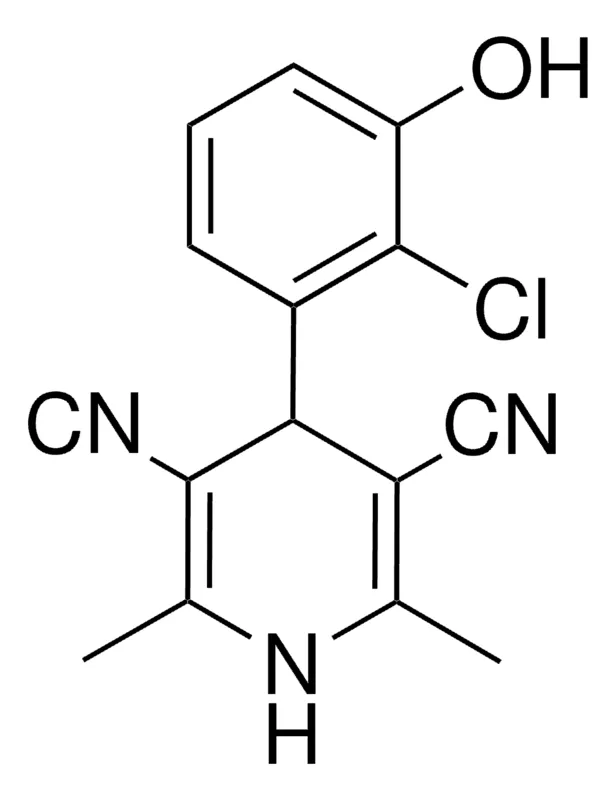 Sigma-Aldrich 4-(2-CHLORO-3-HYDROXYPHENYL)-2,6-DIMETHYL-1,4-DIHYDRO-3,5-PYRIDINEDICARBONITRILE,AldrichCPR