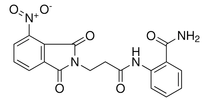 Sigma-Aldrich 2-((3-(4-NITRO-1,3-DIOXO-1,3-DIHYDRO-2H-ISOINDOL-2-YL)PROPANOYL)AMINO)BENZAMIDE,AldrichCPR