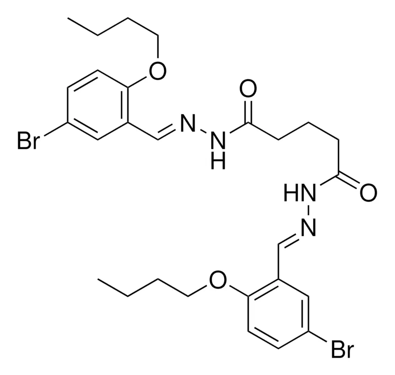 Sigma-Aldrich N'(1),N'(5)-BIS(5-BROMO-2-BUTOXYBENZYLIDENE)PENTANEDIHYDRAZIDE,AldrichCPR