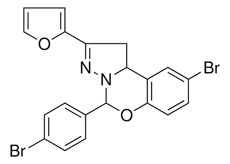Sigma-Aldrich 8-BR-4-(4-BR-PH)-2-FURAN-2-YL-1,9B-2H-5-OXA-3,3A-DIAZA-CYCLOPENTA(A)NAPHTHALENE,AldrichCPR
