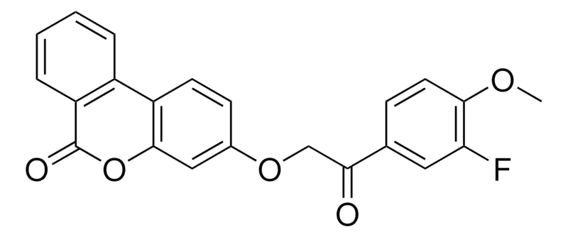 Sigma-Aldrich 3-(2-(3-FLUORO-4-METHOXY-PHENYL)-2-OXO-ETHOXY)-BENZO(C)CHROMEN-6-ONE,AldrichCPR