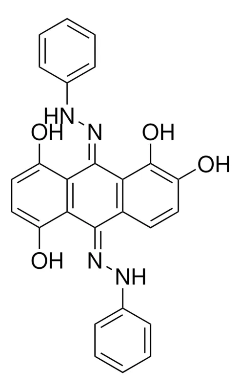 Sigma-Aldrich 1,2,5,8-TETRAHYDROXY-9,10-ANTHRACENEDIONE BIS(PHENYLHYDRAZONE),AldrichCPR