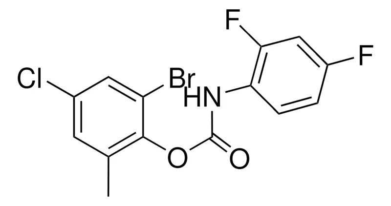 Sigma-Aldrich 2-BROMO-4-CHLORO-6-METHYLPHENYL N-(2,4-DIFLUOROPHENYL)CARBAMATE,AldrichCPR