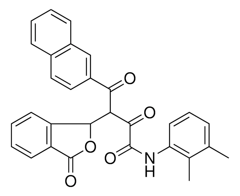 Sigma-Aldrich N-(2,3-DIMETHYLPHENYL)-4-(2-NAPHTHYL)-2,4-DIOXO-3-(3-OXO-1,3-DIHYDRO-2-BENZOFURAN-1-YL)BUTANAMIDE,AldrichCPR