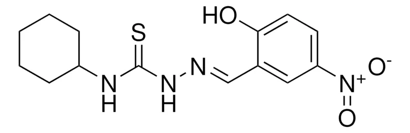 Sigma-Aldrich 2-HYDROXY-5-NITROBENZALDEHYDE N-CYCLOHEXYLTHIOSEMICARBAZONE,AldrichCPR