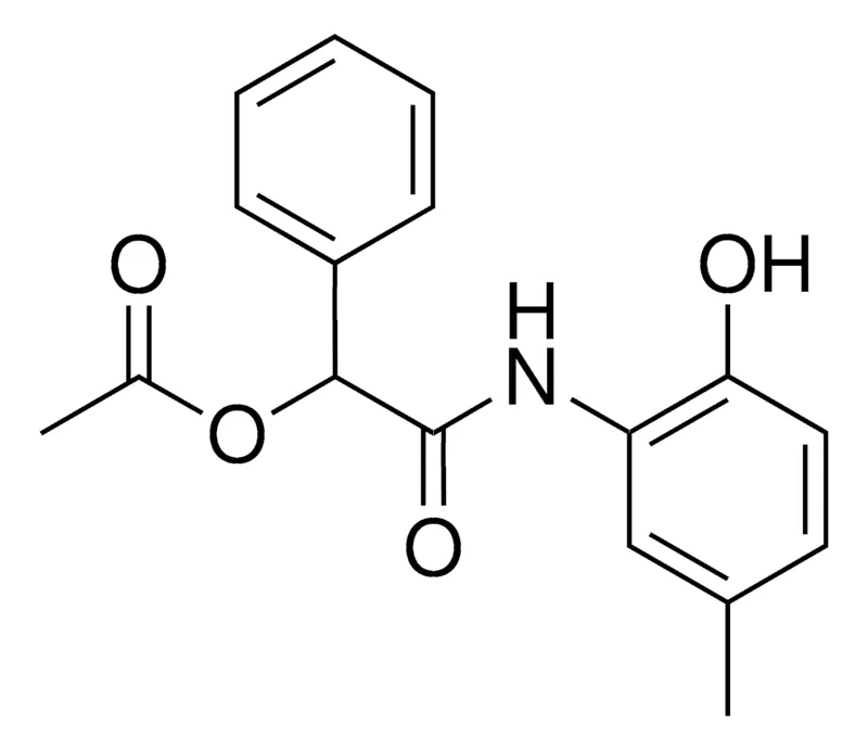 Sigma-Aldrich ACETIC ACID (2-HYDROXY-5-METHYL-PHENYLCARBAMOYL)-PHENYL-METHYL ESTER,AldrichCPR